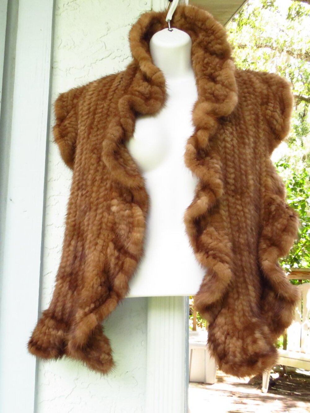 Linda Richards Luxury Fur Stole Genuine Fur - Picture 5 of 15